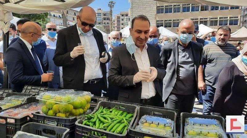 مشاركة رئيس اتحاد بلديات جبل عامل في افتتاح معرض سوق المزارع