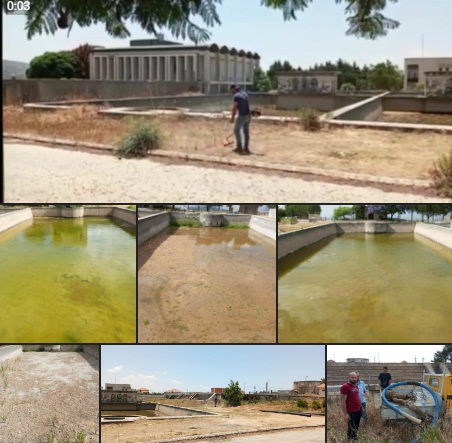 مشروع تأهيل برك تجميع المياه القديمة في محطة مشروع مياه الطيبة