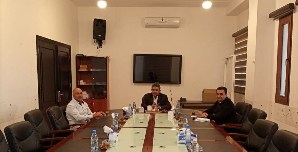 لقاء رئيس اتحاد بلديات جبل عامل الحاج علي طاهر ياسين مع نائب رئيس الاتحاد اللبناني للتايكواندو