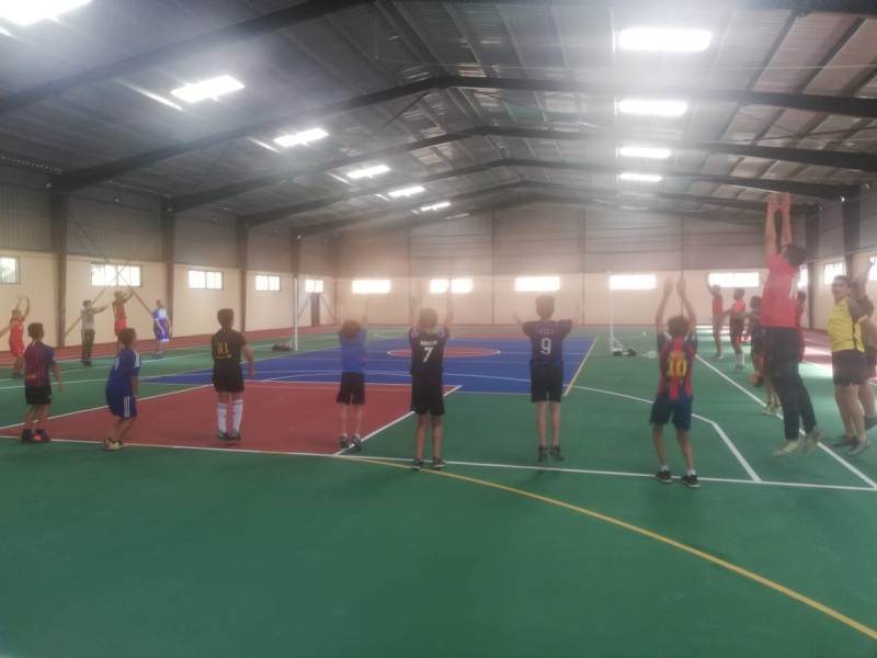 افتتاح الدورة التدريبية الخاصة بلعبة كرة الطائرة للشباب والناشئين في بلدة مجدل سلم