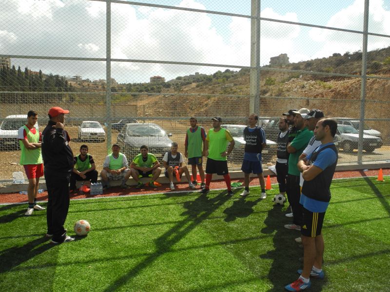 دورة اعداد مدرب كرة قدم من اتحاد بلديات جبل عامل